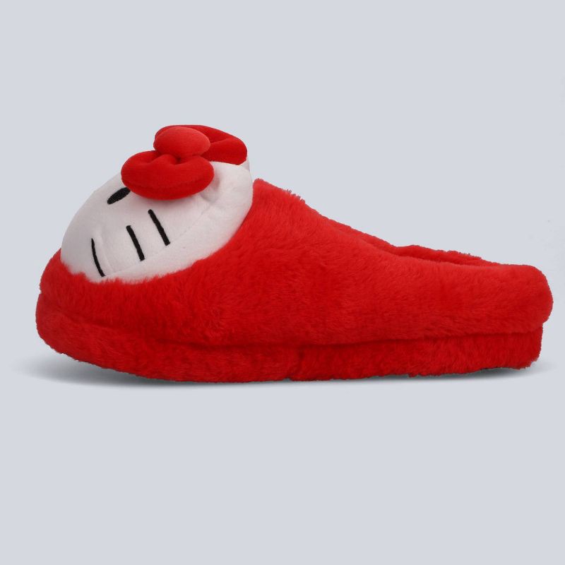slide 1 of 4, Kids' Hello Kitty® by Sanrio® Slide Slippers – Red 2-3, 1 ct