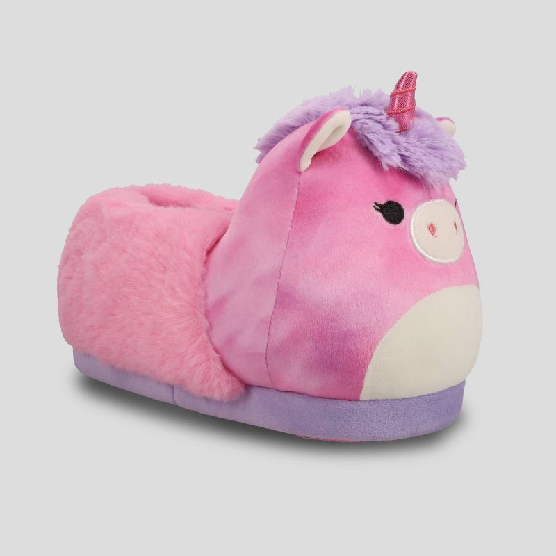 slide 4 of 5, Squishmallows Kids' Slide Slippers - Purple 2-3, 1 ct