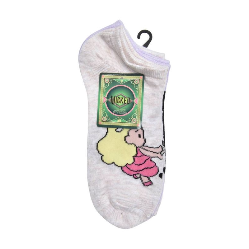 slide 2 of 6, Girls' Wicked No Show Socks - Ivory XS/S, 1 ct