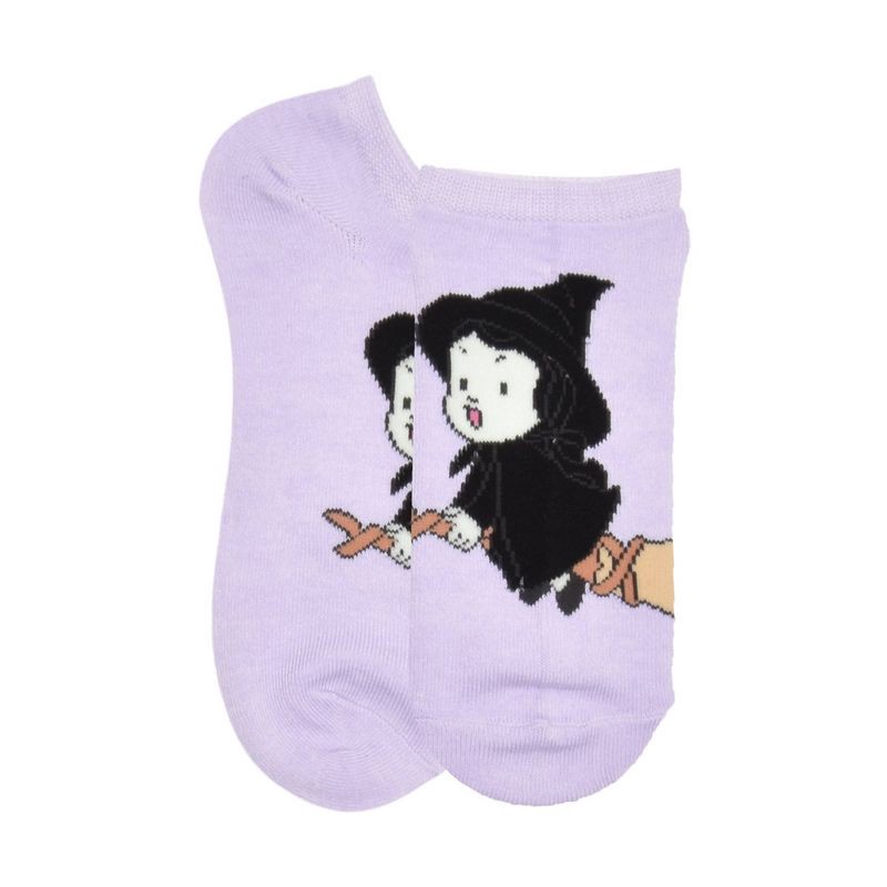 slide 4 of 6, Girls' Wicked No Show Socks - Ivory XS/S, 1 ct