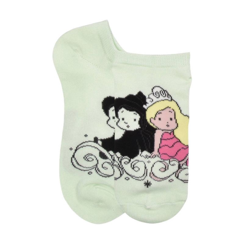 slide 5 of 6, Girls' Wicked No Show Socks - Ivory XS/S, 1 ct