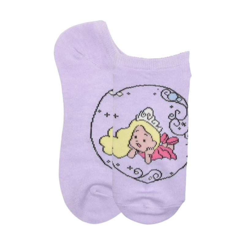 slide 6 of 6, Girls' Wicked No Show Socks - Ivory XS/S, 1 ct