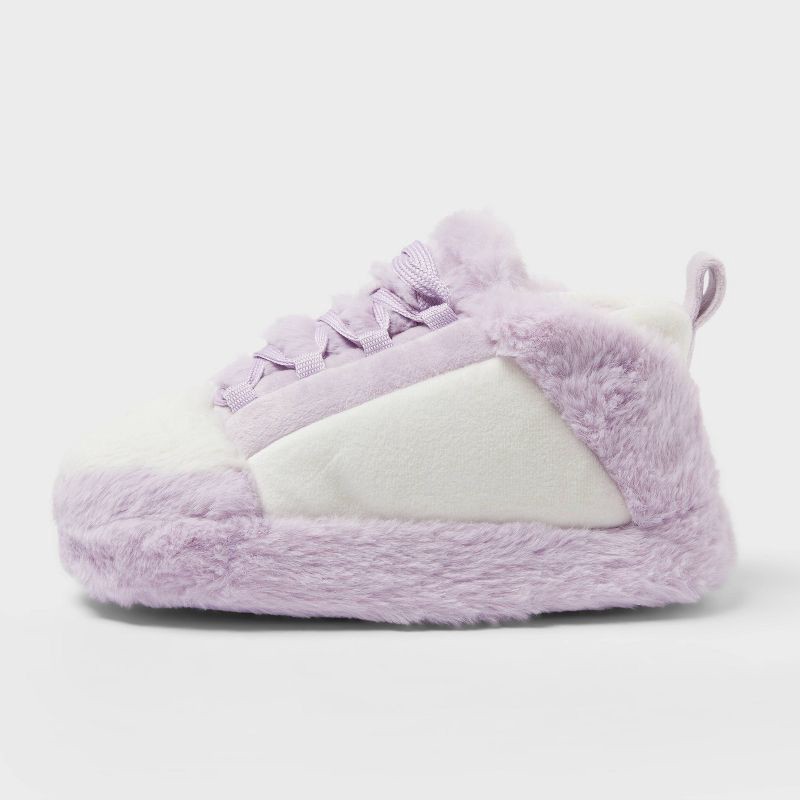 slide 2 of 4, Kids' Journey Sneaker Slippers - Cat & Jack™ Purple 4-5, 1 ct