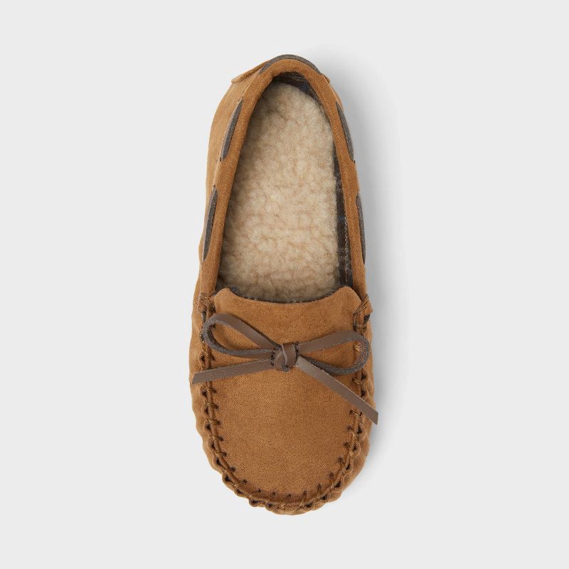 slide 3 of 4, Toddler Carter Mocassin Slipper - Cat & Jack™ Brown 7, 1 ct