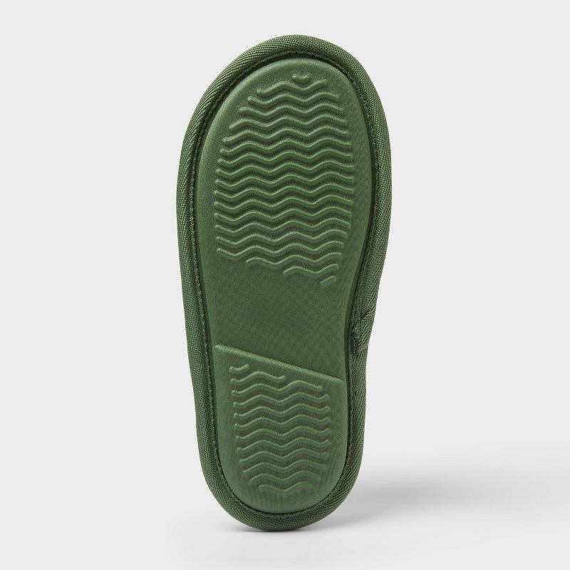 slide 4 of 4, Kids' Dino Scuff Slipper - Cat & Jack™ Green 13-1, 1 ct