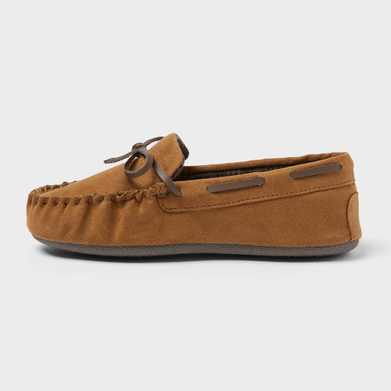 slide 2 of 4, Kids' Lionel Moccassin Slipper - Cat & Jack™ Brown™ 4, 1 ct