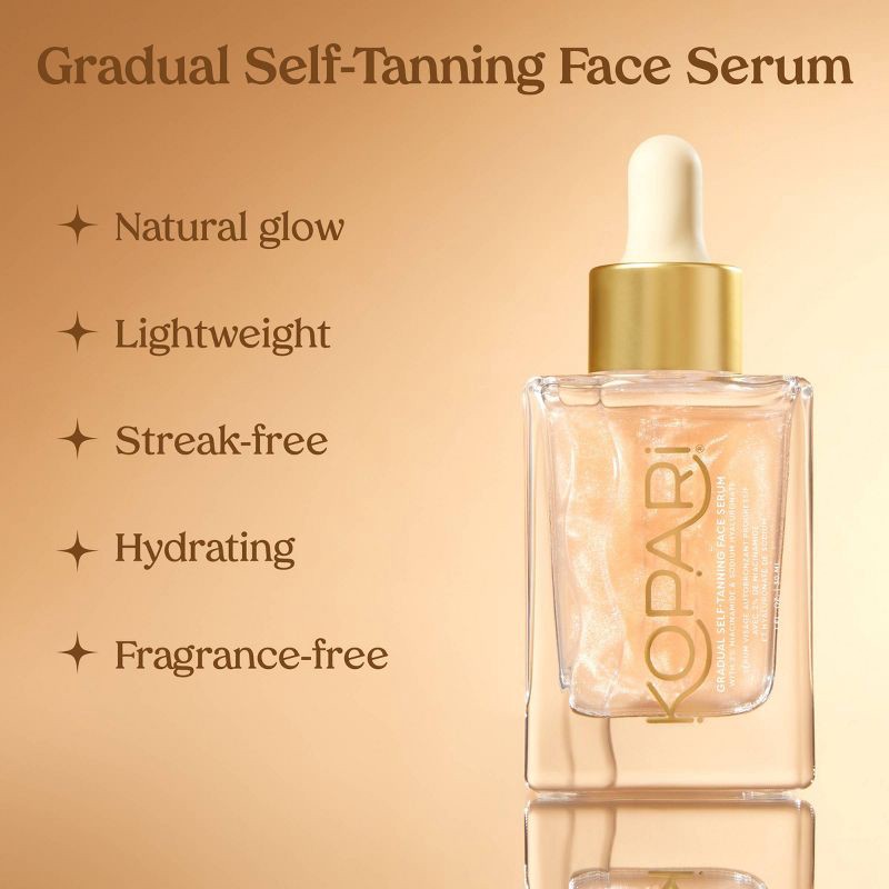 slide 4 of 10, Kopari Self Tanning Face Serum, 1 ct