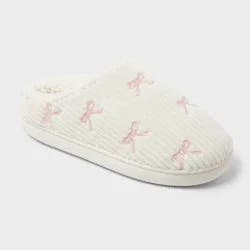 Women's Shona Scuff Slippers - Wild Fable™ Cream S