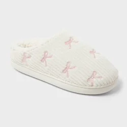 Women's Shona Scuff Slippers - Wild Fable™ Cream M