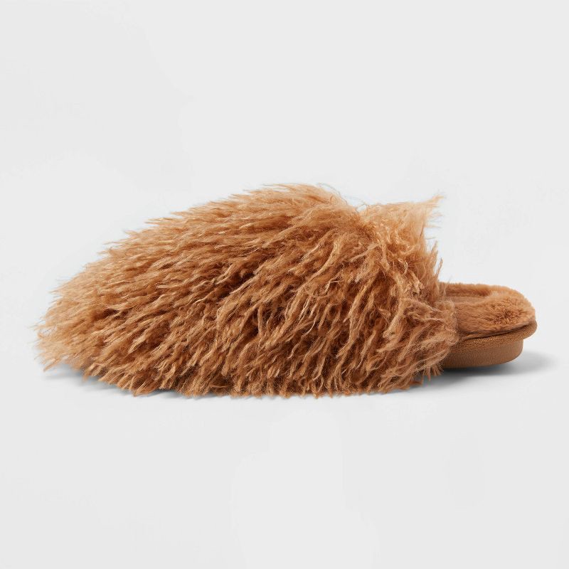 slide 2 of 4, Women's Fizz Faux Fur Slippers - Wild Fable™ Tan S, 1 ct