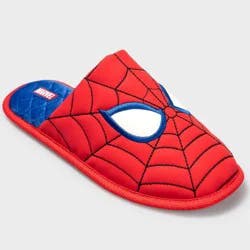 Men's Spider-Man Scuff Slipper - Red M