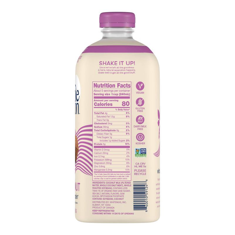 slide 2 of 7, Whole Moon Plant Based Coconut Milk - 42 fl oz, 42 fl oz