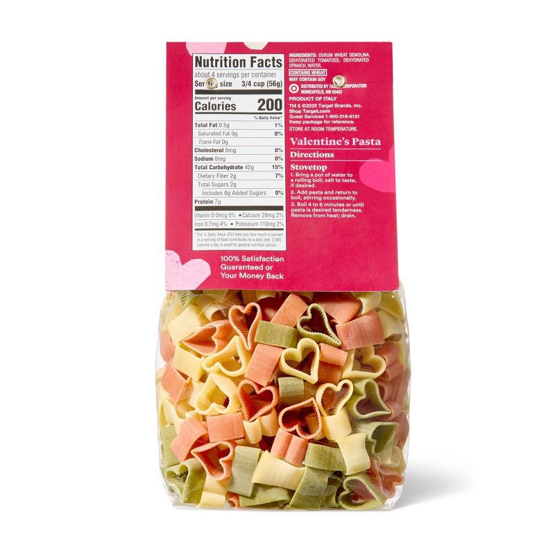 slide 2 of 3, Distributed by Target Valentine's Pasta - 8.8oz - Good & Gather™, 8.8 oz