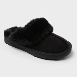 Kids' Inez Scuff Slipper - Cat & Jack™ Black 3