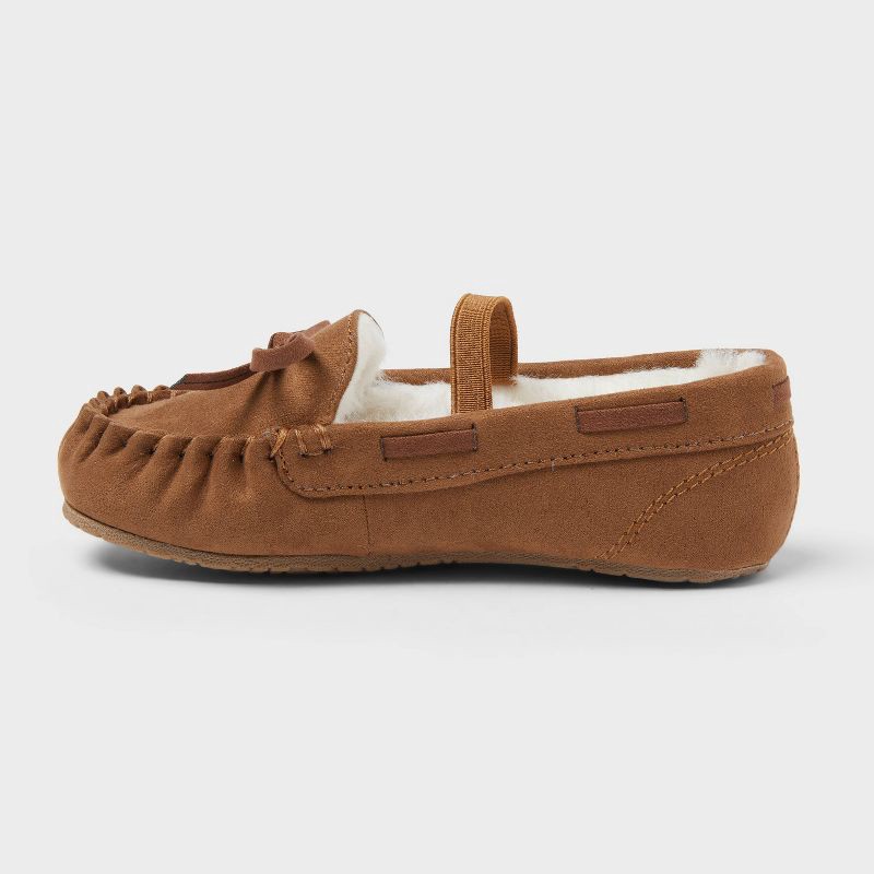 slide 2 of 4, Toddler Celina Moccasin Slipper - Cat & Jack™ Brown 10, 1 ct