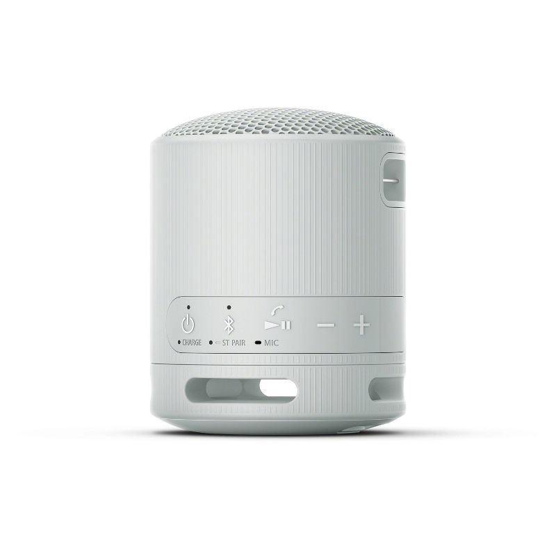slide 5 of 6, Sony XB100 Compact Bluetooth Speaker - Light Gray, 1 ct