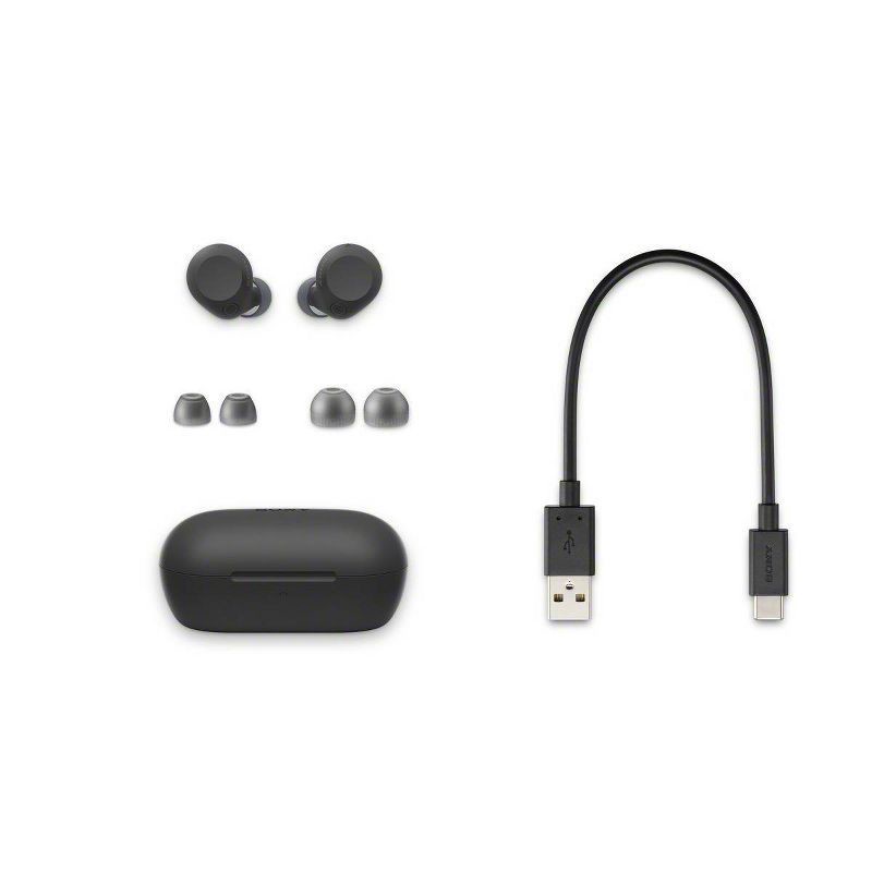 slide 4 of 11, Sony WF-C710N/B True Wireless Noise Cancelling Bluetooth In-Ear Headphones - Black, 1 ct