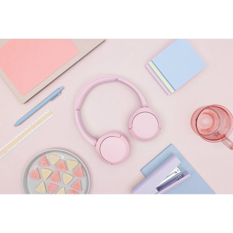 slide 3 of 8, Sony WHCH520/P Bluetooth Wireless Headphones with Microphone - Pink, 1 ct