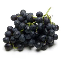 Fresh Organic Black Seedless Grapes