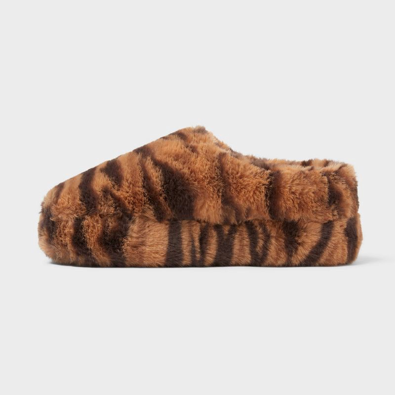 slide 2 of 4, Women's Holling Platform Clog Slippers - Auden™ Brown 7, 1 ct