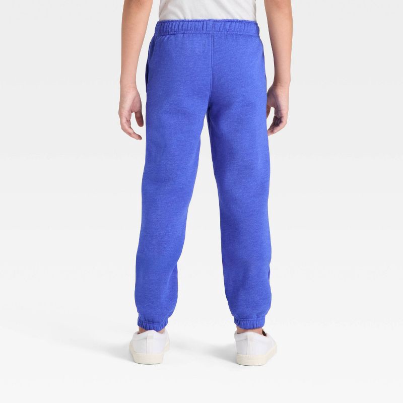 slide 2 of 3, Boys' Pull-On Fleece Sweatpants - Cat & Jack™ Blue XL, 1 ct