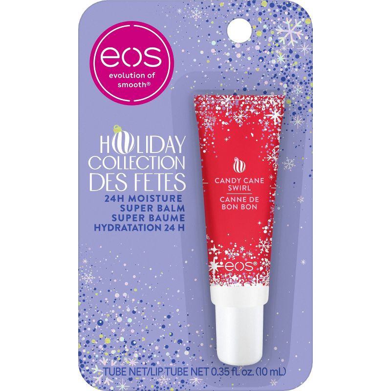 slide 1 of 6, eos Holiday Super Balm - Candy Cane Swirl - 0.35 fl oz, 0.35 fl oz