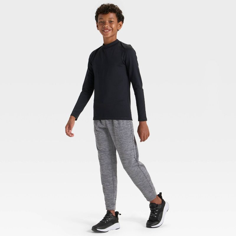 slide 3 of 3, Boys' Tech Fleece Jogger Sweatpants - All In Motion™ Gray L, 1 ct