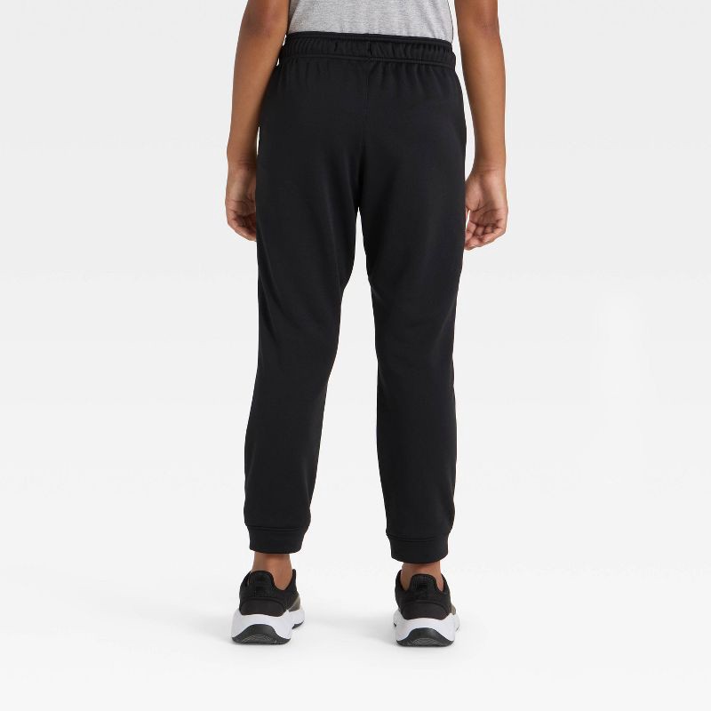 slide 2 of 3, Boys' Tech Fleece Jogger Sweatpants - All In Motion™ Black M, 1 ct