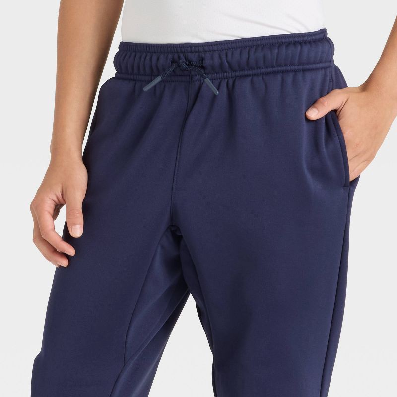 slide 3 of 3, Boys' Tech Fleece Jogger Sweatpants - All In Motion™ Blue XL, 1 ct