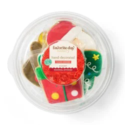 Holiday Christmas Decorated Cookie Tub - 13.2oz/6ct - Favorite Day™