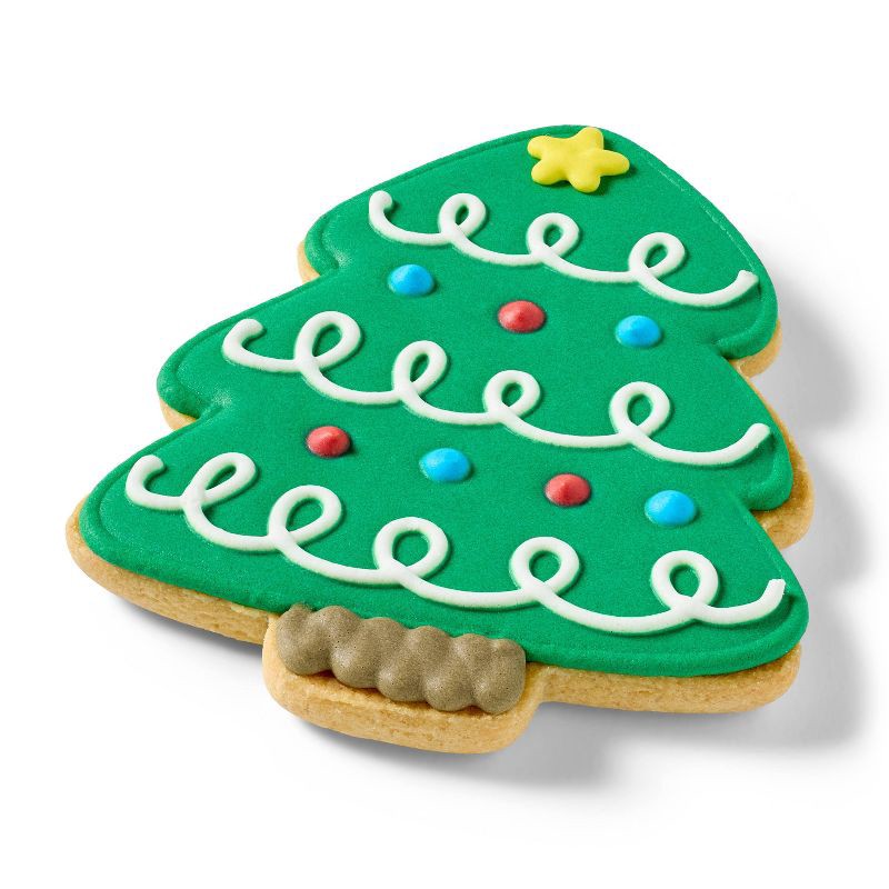 slide 3 of 3, Holiday Decorated Tree Cookie - 2.2oz - Favorite Day™, 2.2 oz