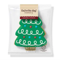 Holiday Decorated Tree Cookie - 2.2oz - Favorite Day™