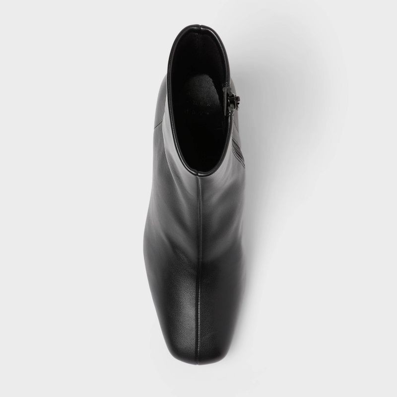 slide 3 of 3, Women's Pippa High Shaft Heeled Boots - A New Day™ Black 9, 1 ct