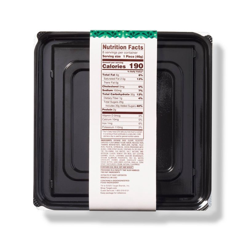 slide 2 of 3, Double Chocolate Chunk Brownies - 13oz/8ct - Favorite Day™, 8 ct; 13 oz