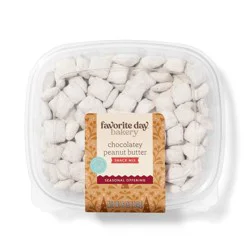 Holiday Christmas Chocolate Peanut Butter Yummy Chow - 6oz - Favorite Day™