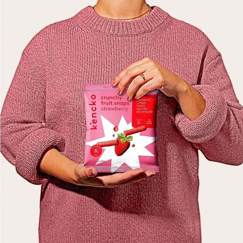 slide 3 of 7, Kencko Strawberry Fruit Snaps - 1oz, 1 oz
