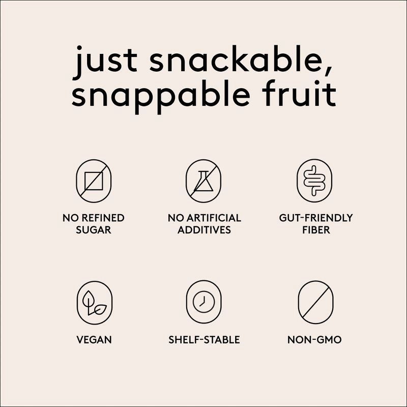 slide 5 of 7, Kencko Strawberry Fruit Snaps - 1oz, 1 oz