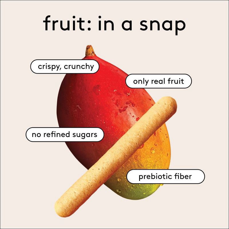 slide 4 of 7, Kencko Mango Fruit Snaps - 1oz, 1 oz