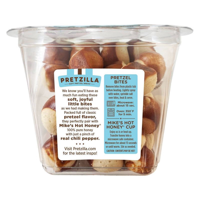 slide 4 of 5, Pretzilla Soft Pretzel Bites Tub Hot Honey Dipping Sauce - 12.3oz, 12.3 oz