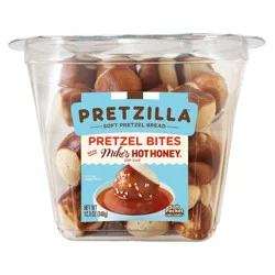 Pretzilla Soft Pretzel Bites Tub Hot Honey Dipping Sauce - 12.3oz
