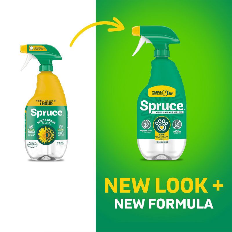 slide 3 of 11, Spruce Weed and Grass Killer Spray 24 oz, 24 oz
