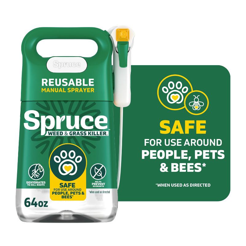 slide 14 of 14, Spruce Weed and Grass Killer Manual Spray 64oz, 64 oz