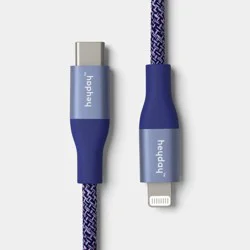 6ft USB-C to Lightning Braided Cable - heyday™ Future Dusk Dark Blue