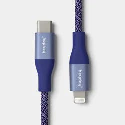 6ft USB-C to Lightning Braided Cable - heyday™ Future Dusk Dark Blue