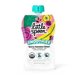 Little Spoon Berry Banana Blast Organic Kids' Smoothie - 4oz Refrigerated Pouch