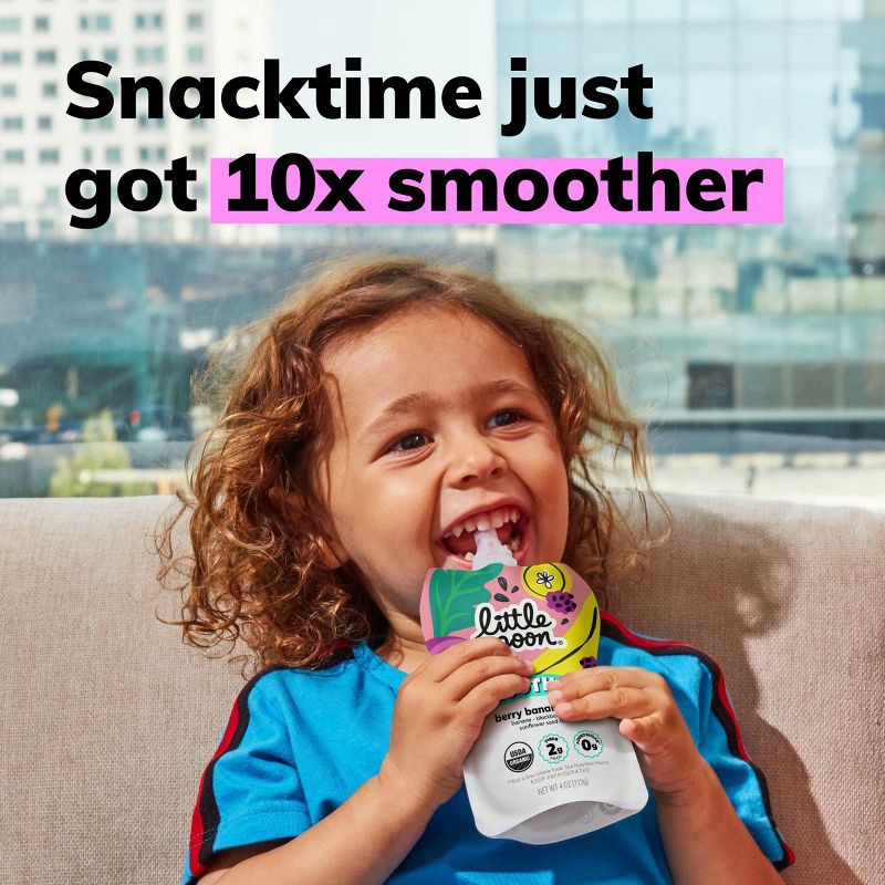 slide 4 of 6, Little Spoon Green Dream Organic Kids' Smoothie - 4oz Refrigerated Pouch, 4 oz