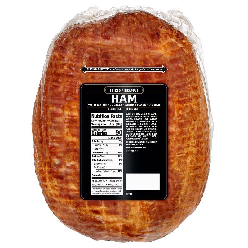 slide 2 of 5, Kretschmar Spiced Pineapple Ham Deli Fresh Sliced - price per lb, per lb