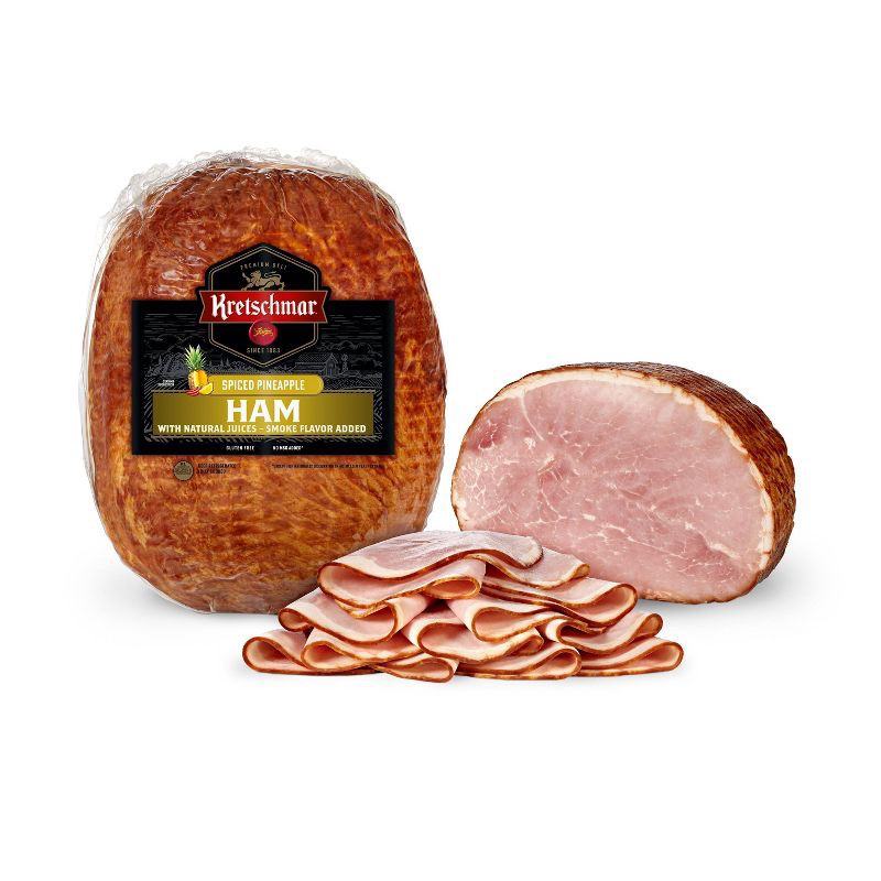 slide 3 of 5, Kretschmar Spiced Pineapple Ham Deli Fresh Sliced - price per lb, per lb