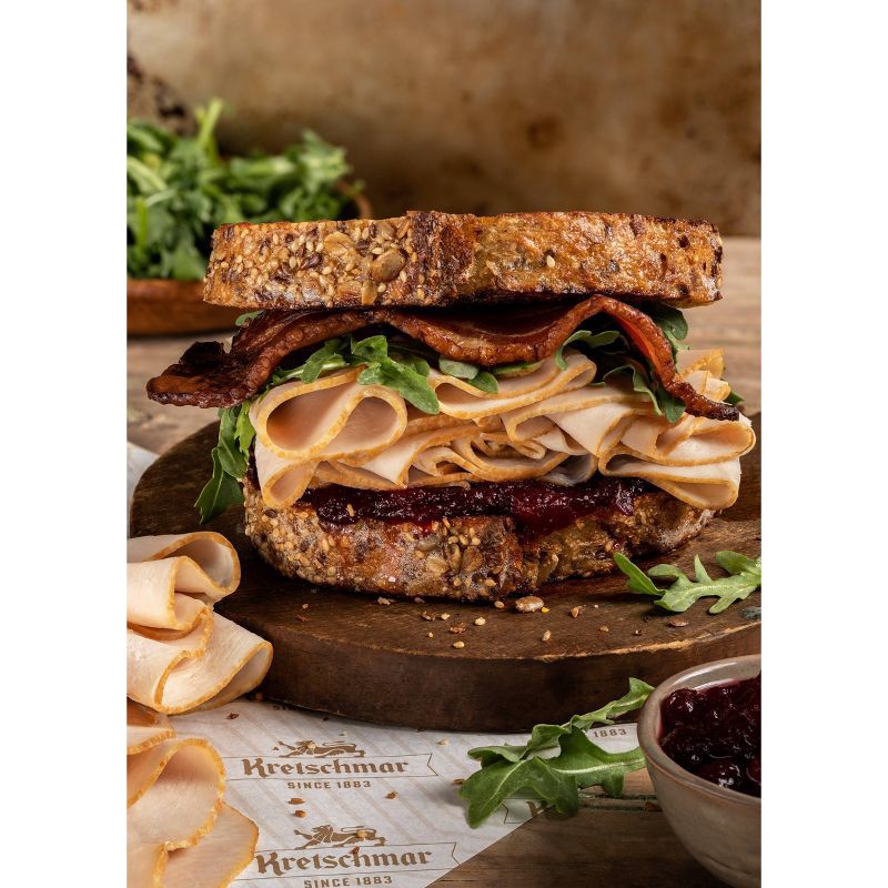 slide 4 of 5, Kretschmar Lower Sodium Oven Roasted Turkey Deli Fresh Sliced - price per lb, per lb