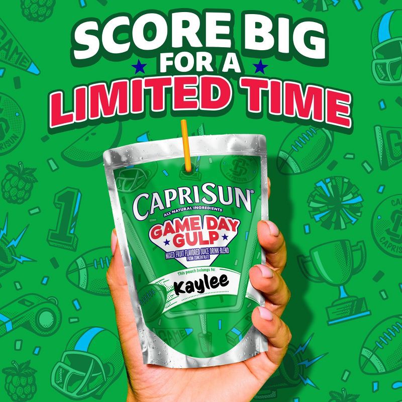 slide 3 of 9, Capri Sun Gameday Gulp Juice Drink - 10pk, 10 ct